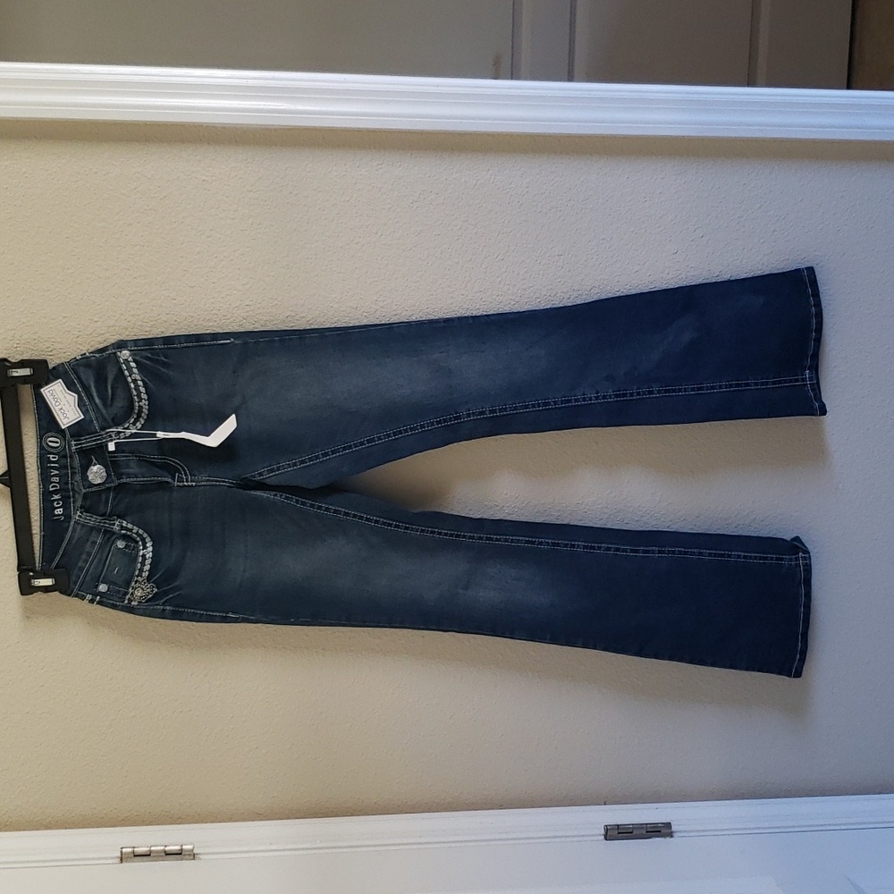 Jack David flare bottom jeans size 0